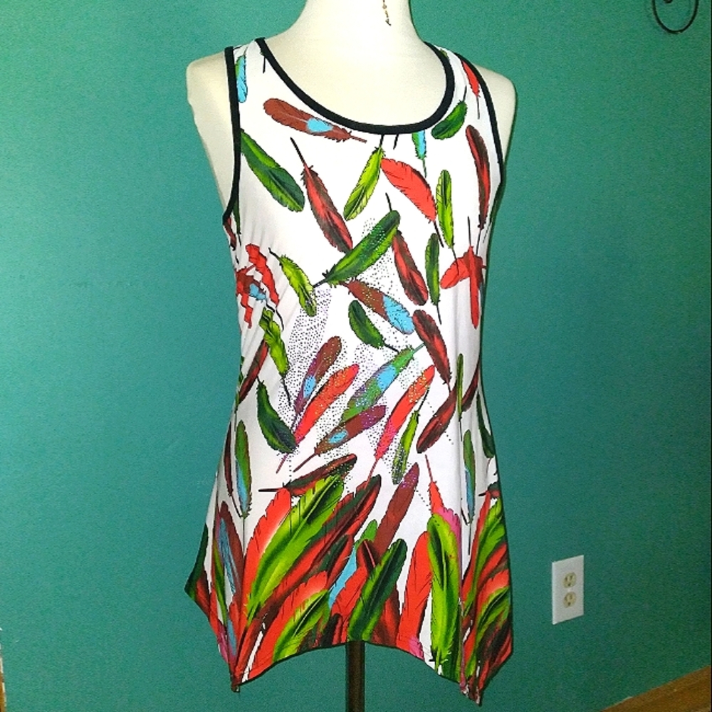sleeveless silk summer top